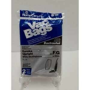 NEW Home Care Vacuum Cleaner Bags | For Eureka Upright Style F&G | 2 Bags